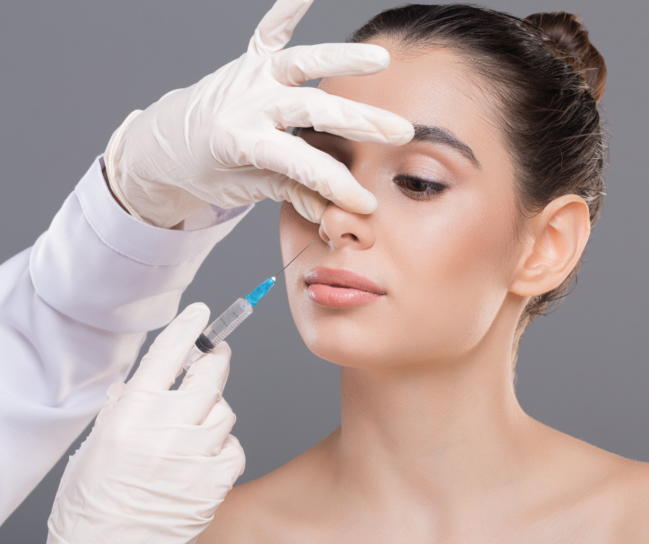 dermatology and surgery associates nasal contouring filler injection on patient bronx ny